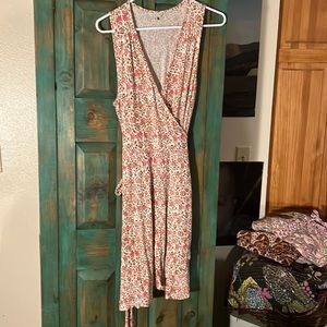 Lucky brand cute wrap dress size large